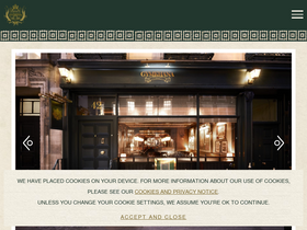 'gymkhanalondon.com' screenshot