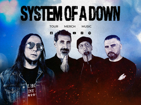 'systemofadown.com' screenshot