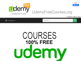 'udemyfreecourses.org' screenshot