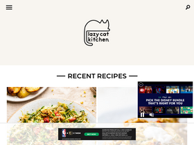 'lazycatkitchen.com' screenshot