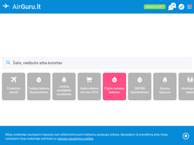 'airguru.lt' screenshot