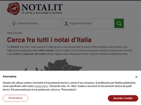 'notai.it' screenshot