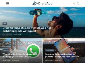 'droidapp.nl' screenshot