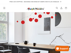 atomicmobiles.com homepage screenshot