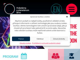 'hvezdarna.cz' screenshot