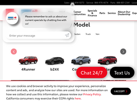'captoyota.com' screenshot