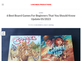 'lunchbox-productions.com' screenshot