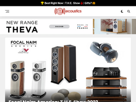 'ecoustics.com' screenshot