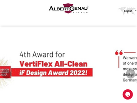 'albertgenau.com' screenshot