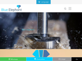 'elephant-cnc.com' screenshot