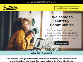 'butterly.com' screenshot