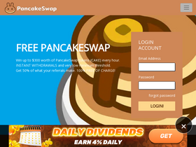 'freepancake.com' screenshot