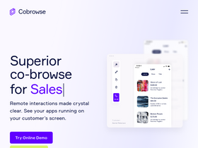 'cobrowse.io' screenshot