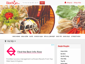 'diachiso.vn' screenshot