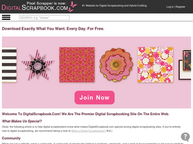 'digitalscrapbook.com' screenshot