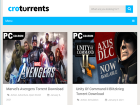 'crotorrents.com' screenshot