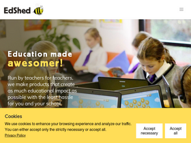 'edshed.com' screenshot