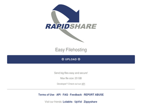 'rapidshare.nu' screenshot
