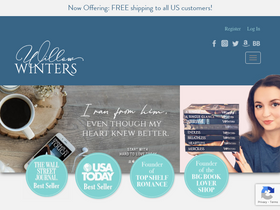 'willowwinterswrites.com' screenshot