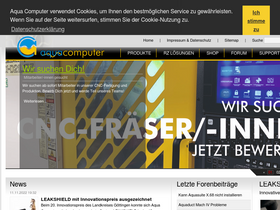 'aquacomputer.de' screenshot