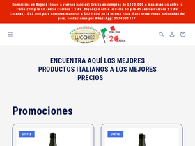 mercatoitaliano.co homepage screenshot