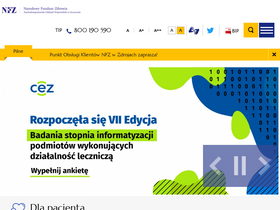 'nfz-szczecin.pl' screenshot