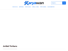 'karyawan.co.id' screenshot