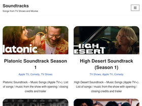'lyricsoundtrack.com' screenshot