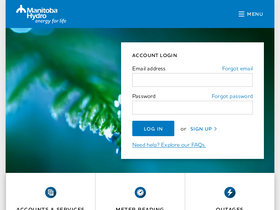 'hydro.mb.ca' screenshot