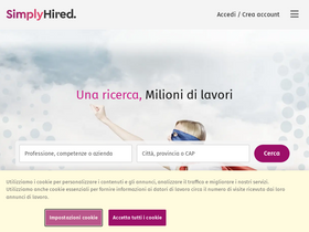 'simplyhired.it' screenshot