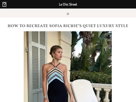 'lechicstreet.com' screenshot