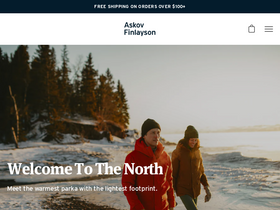 Askov Finlayson homepage screenshot