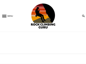 'rockclimbingguru.com' screenshot