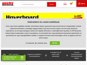 'hecht.hu' screenshot