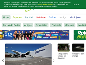 'bahianoticias.com.br' screenshot