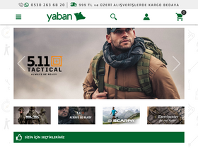 'yabanavmalzemeleri.com' screenshot