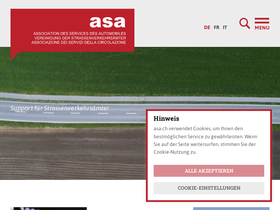 'asa.ch' screenshot