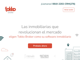 'tokkobroker.com' screenshot