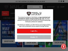 'wulfmods.com' screenshot