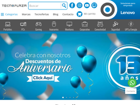 'tecnoplaza.com.co' screenshot