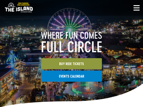 'islandinpigeonforge.com' screenshot