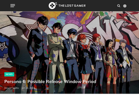 'thelostgamer.com' screenshot
