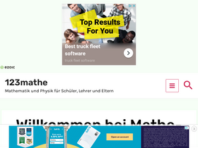 '123mathe.de' screenshot