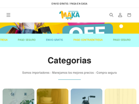 importadoramaka.com homepage screenshot