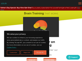 'brainhq.com' screenshot