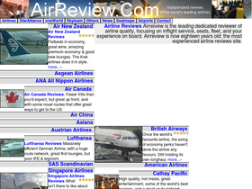 'airreview.com' screenshot