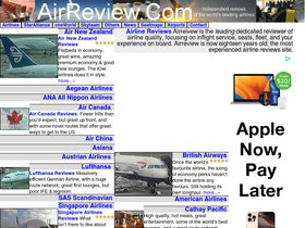 'airreview.com' screenshot