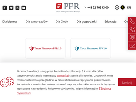 'pfr.pl' screenshot