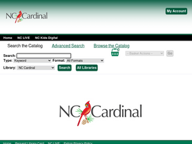 'nccardinal.org' screenshot