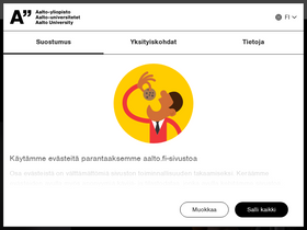 'aalto.fi' screenshot